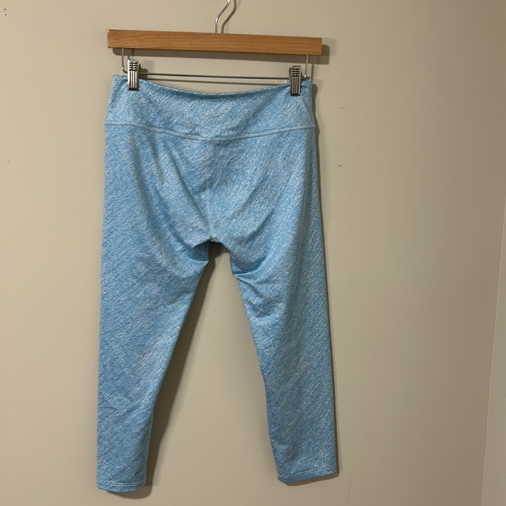 Beyond Yoga Legging Spacedye Blue High Waist Crop Stretch Pant Sz L - Picture 4 of 9